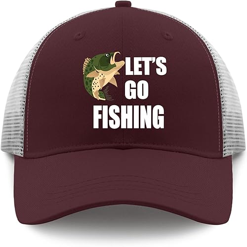 Miniatura 9 de Sombrero de papá Let's Go Fishing - Sombreros de papá gráficos para mujer