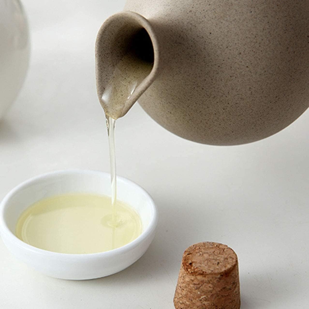 Vinegar Bottle Anti-Leakage Ceramics Dispenser Bottle Olive Oil/Soy Sauce/Vinegar Cruetfor Cooking