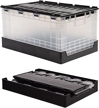 collapsible totes with lid