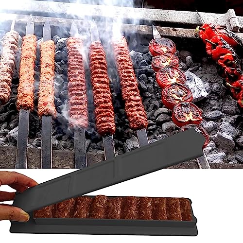 Fukamou Kebab Maker, Kebab Presse, 29.2x7.5x2.6cm Manuelle Kabob Form, Handgefertigter Schaschlik, Türkischer Schaschlik. – Bild 3