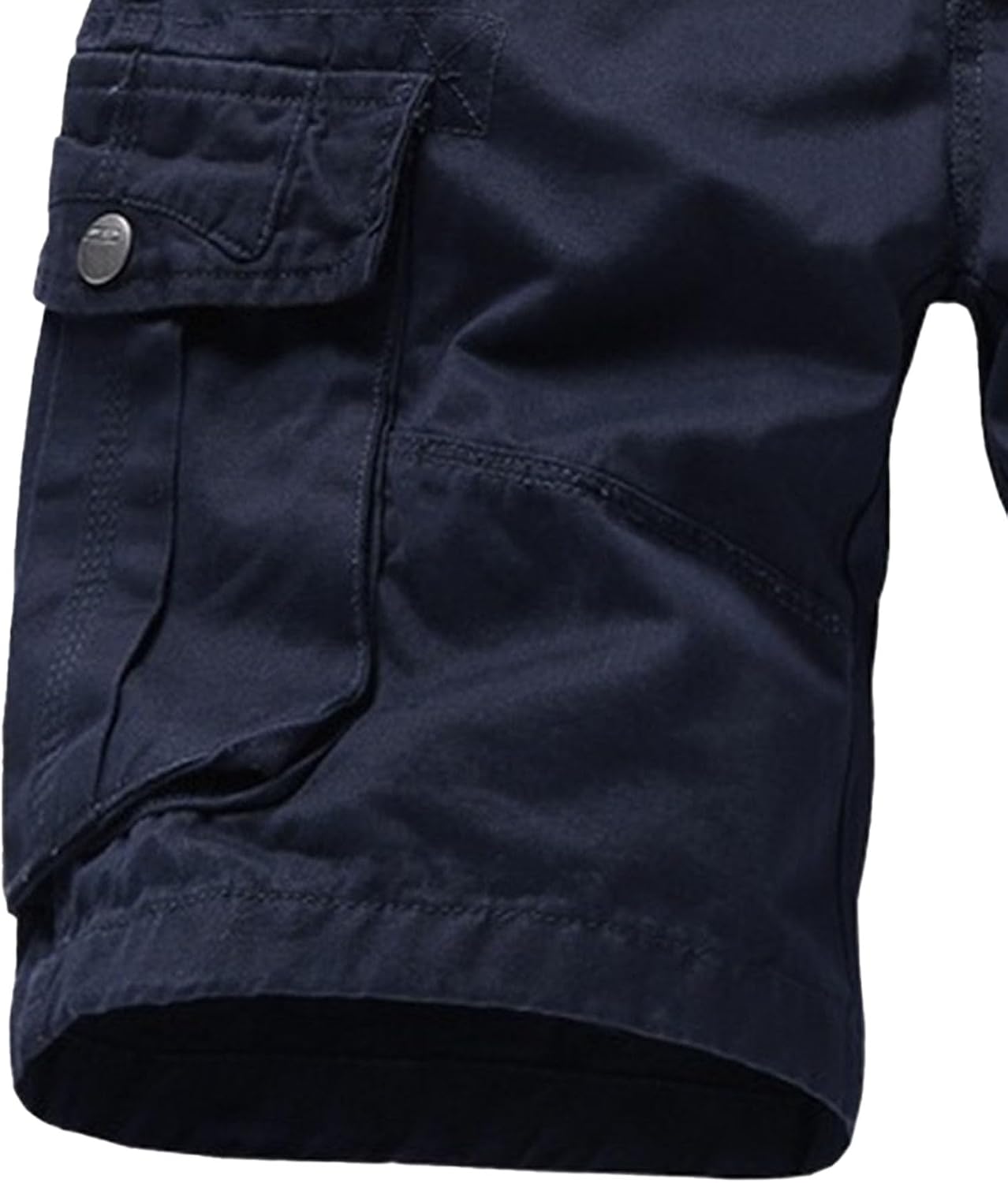 Maiyifu-GJ Mens Cotton Cargo Shorts Casual Lightweight Multi-Pocket Hiking Shorts Summer Workout Athletic Short Pants for Men