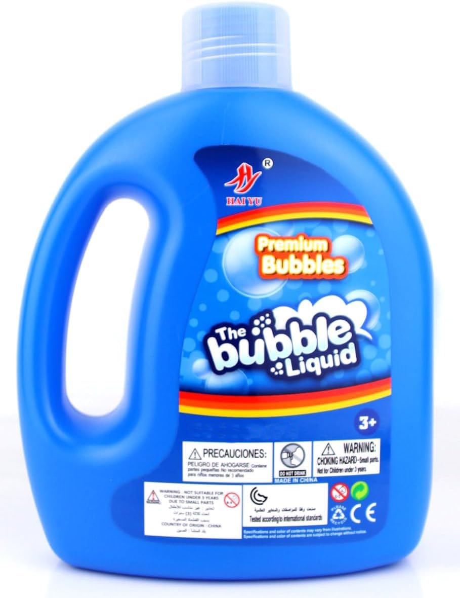 Premify Giant Bubbles Liquid, 1L/ 33oz Refill Bubbles Water Solution – This 1L Liquid Can Make 10L Bubble Solution, Create Bigger Non-Toxic Bubbles, Bubble Water Concentrated For Big Giant Bubbles