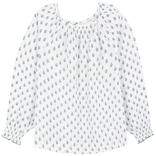 Gocco Camisa Estampada, Blanco Optico, 12 años para Niñas Cover