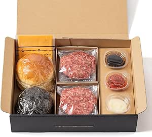 1129LTD.nikulabo 鹿児島黒毛和牛 ハンバーガー キット 4食【箱入り】にくとパン 鹿児島 ハンバーガー 専門店 焼き肉 お取り寄せ 和牛ギフト 黒毛和牛 和牛 鹿児島 黒毛和牛 牛肉 熨斗対応可 箱入り 贈答 バンズ パティ