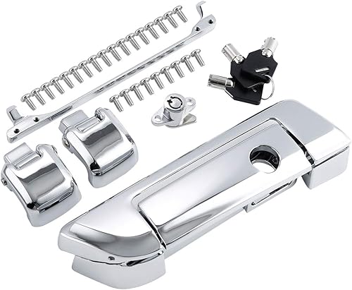 Miniatura 9 de TCT-MOTORPARTS Juego de pestillos de tapa de maletero para Harley Touring 2014-2025 Road King FLHR Street Glide FLHX Electra Glide Ultra Classic