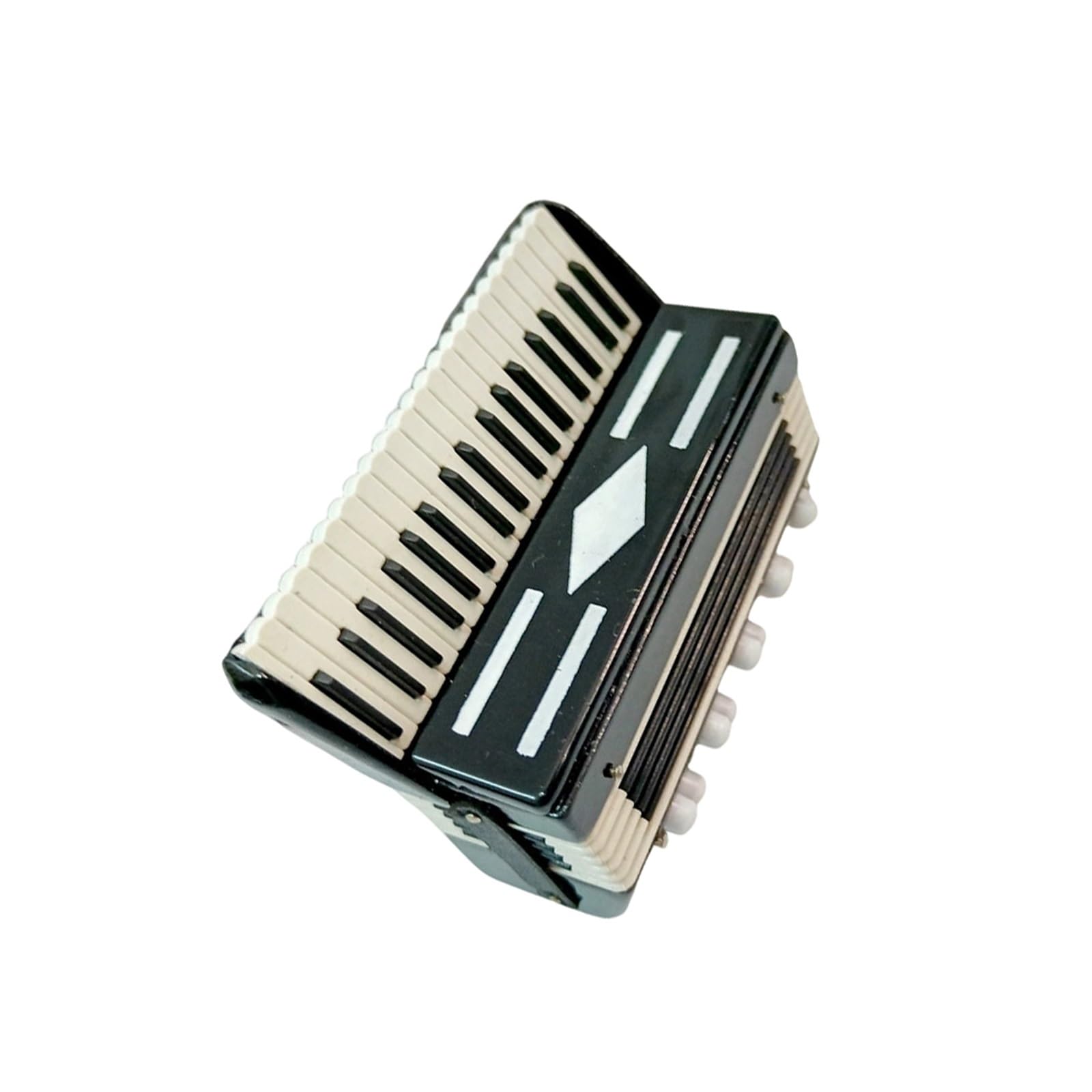 ZXFJYUIP Miniature Accordion Model Ornament For Home Musical Instrument Display(Black)