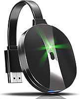 Vista 1 de Adaptador de pantalla inalámbrico iOS 4K Plug & Play de doble banda 2.4G+5G, AIMIBO HDMI inalámbrico para i-Phone i-Pad Android Tablet Laptop