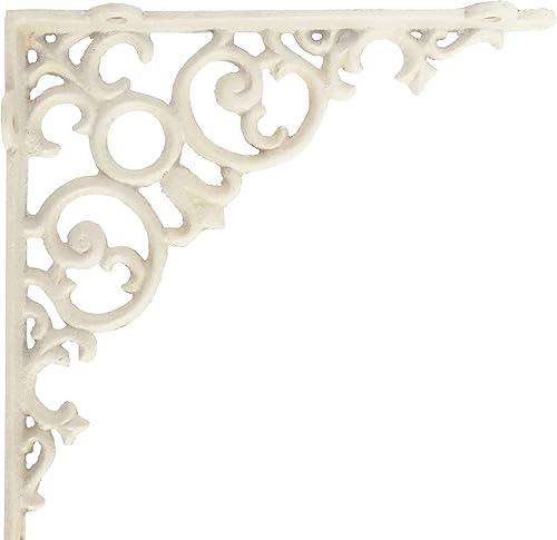 Miniatura 7 de NACH JS-90-417AW - Soportes de estante decorativos para estantes de madera, soportes de estante resistentes, soportes de estante de pared grandes,