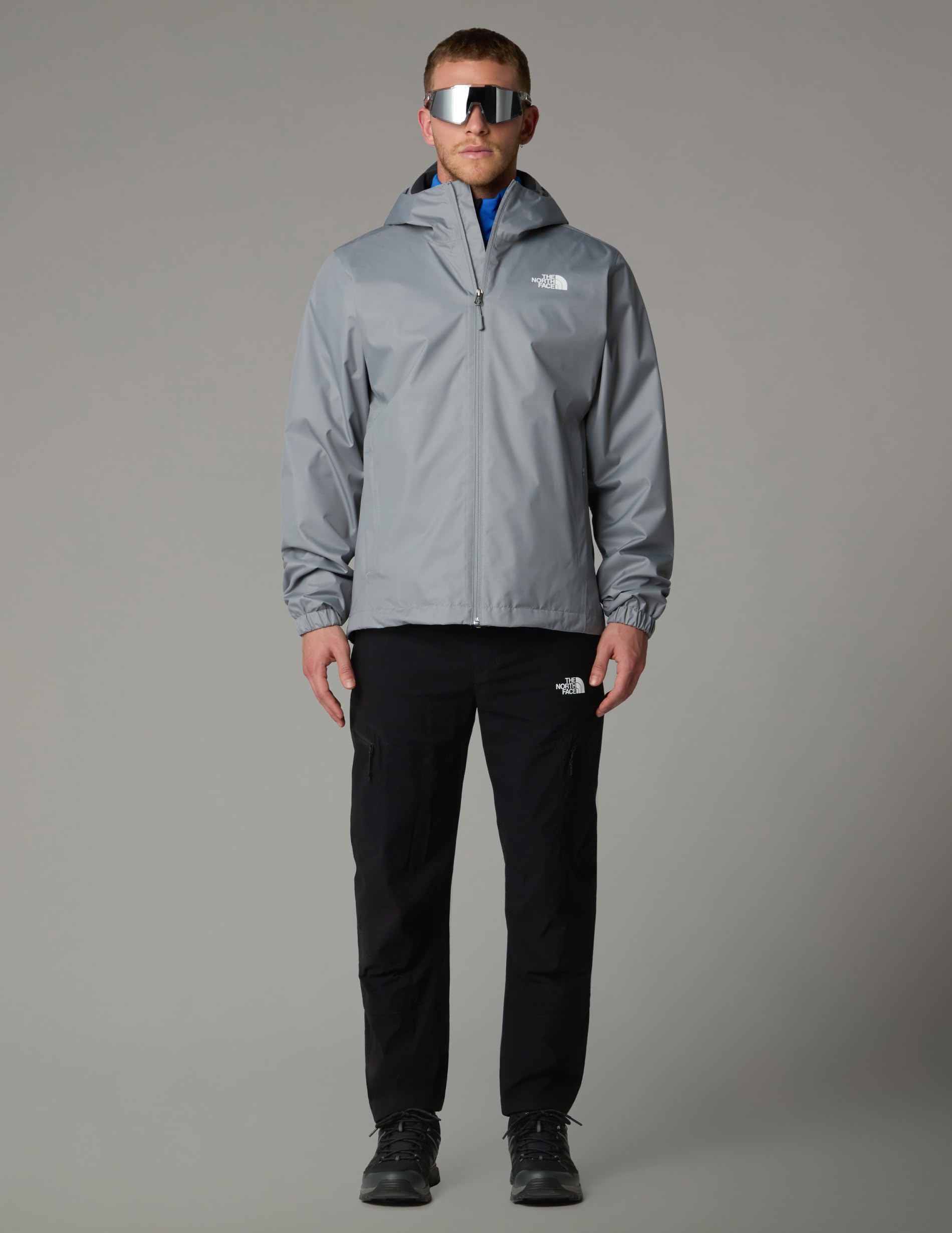THE NORTH FACE - Veste À Capuche Quest Pour Homme - Imperméable, Respirante - Monument Grey