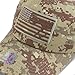 The Hat Depot Low Profile Tactical Operator USA Flag Buckle Cotton Cap (Desert Digital Camo)
