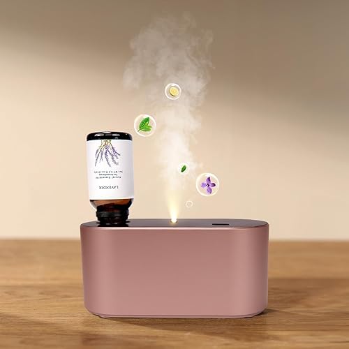 Difusor sin agua para aceite esencial, nebulizador de aroma, mini máquina de aire de aroma, 3 niveles de niebla para el hogar, habitación, oficina,