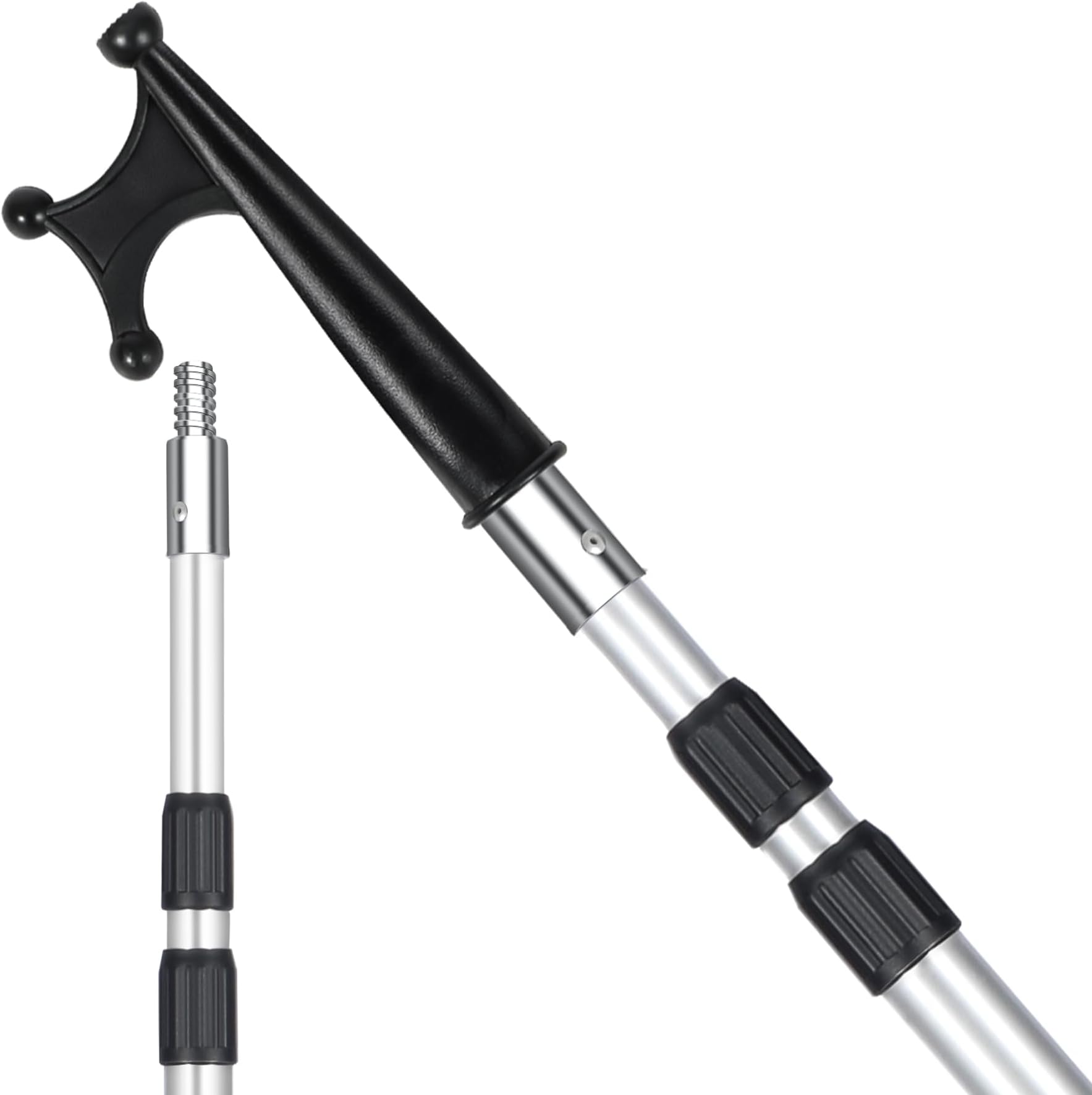 Lineslife Boat Hooks for Docking,Telescoping Boat Hook,Sturdy and Lightweight Push Pole for Boat Accessories