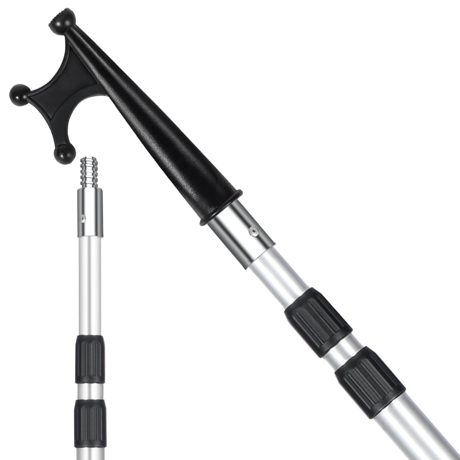 Lineslife Boat Hooks for Docking,Telescoping Boat Hook,Sturdy and Lightweight Push Pole for Boat Accessories