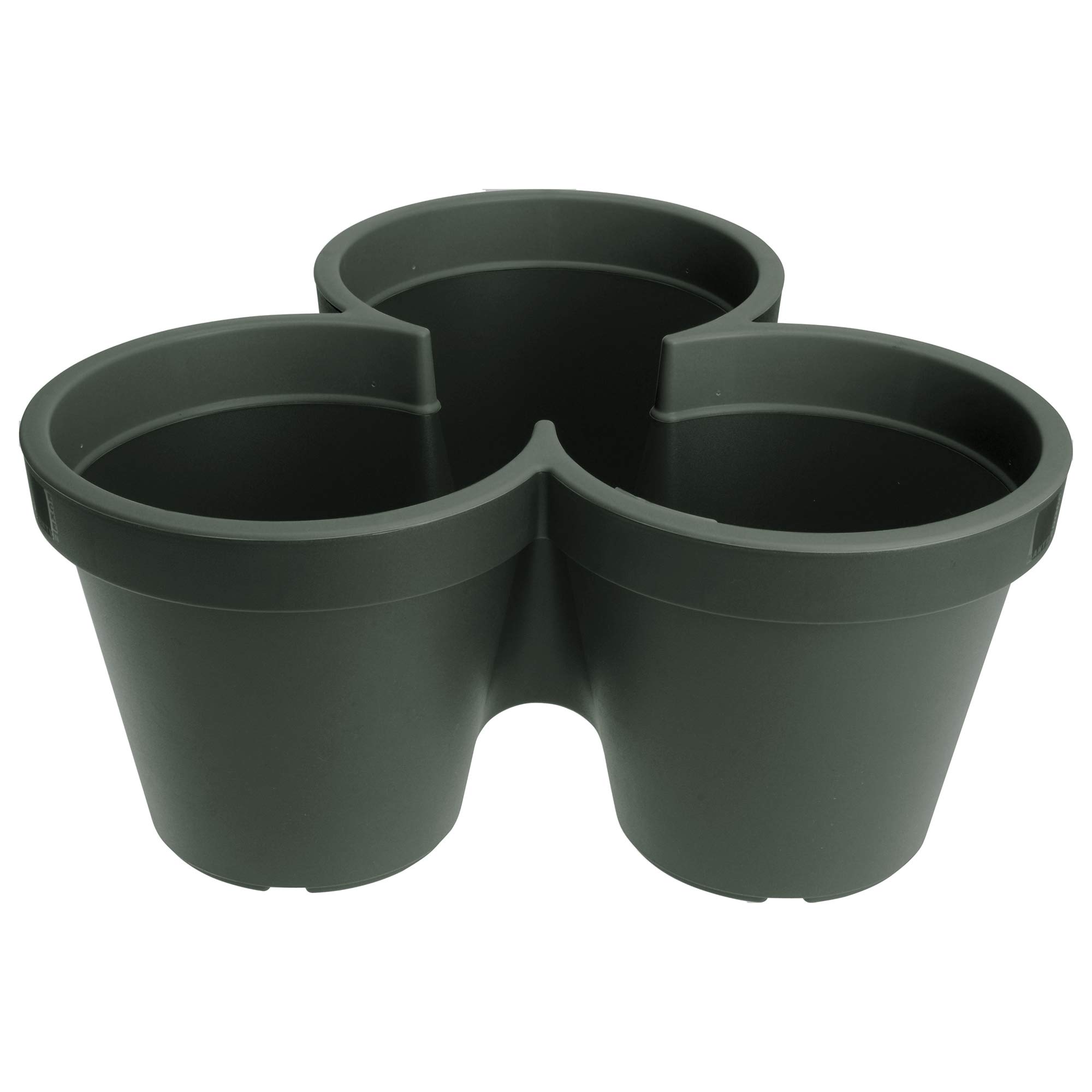 URBNLIVING Stackable Vertical Garden Planter Pot Vegetable Fruit Flower Plant Indoor Outdoor Garden Tower (Green)