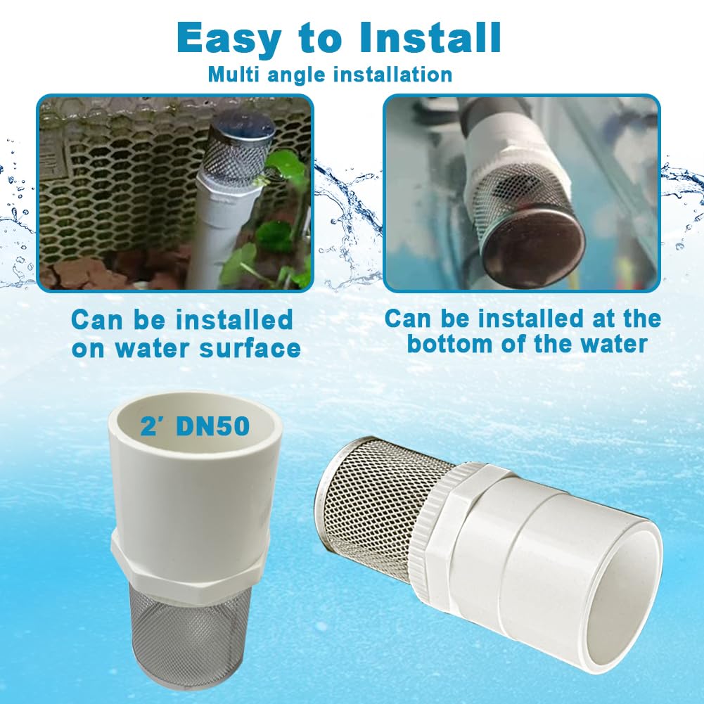 2 Inch Stainless Steel Suction Strainer - Plumbing Filter -5 2 Inch Stainless Steel Suction Strainer - Plumbing Filter -5