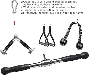 ケーブル用アタッチメント 12点セット Amazon.co.jp: ケーブルマシンアクセサリー、ラットプルダウン