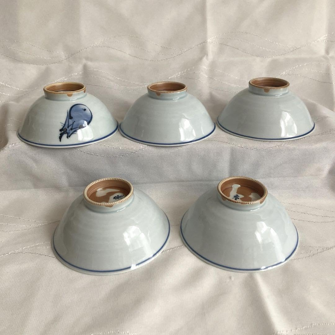 Amazon.co.jp: 有田焼 春山作 茶漬揃 ご飯茶碗 五客揃 : ホーム＆キッチン