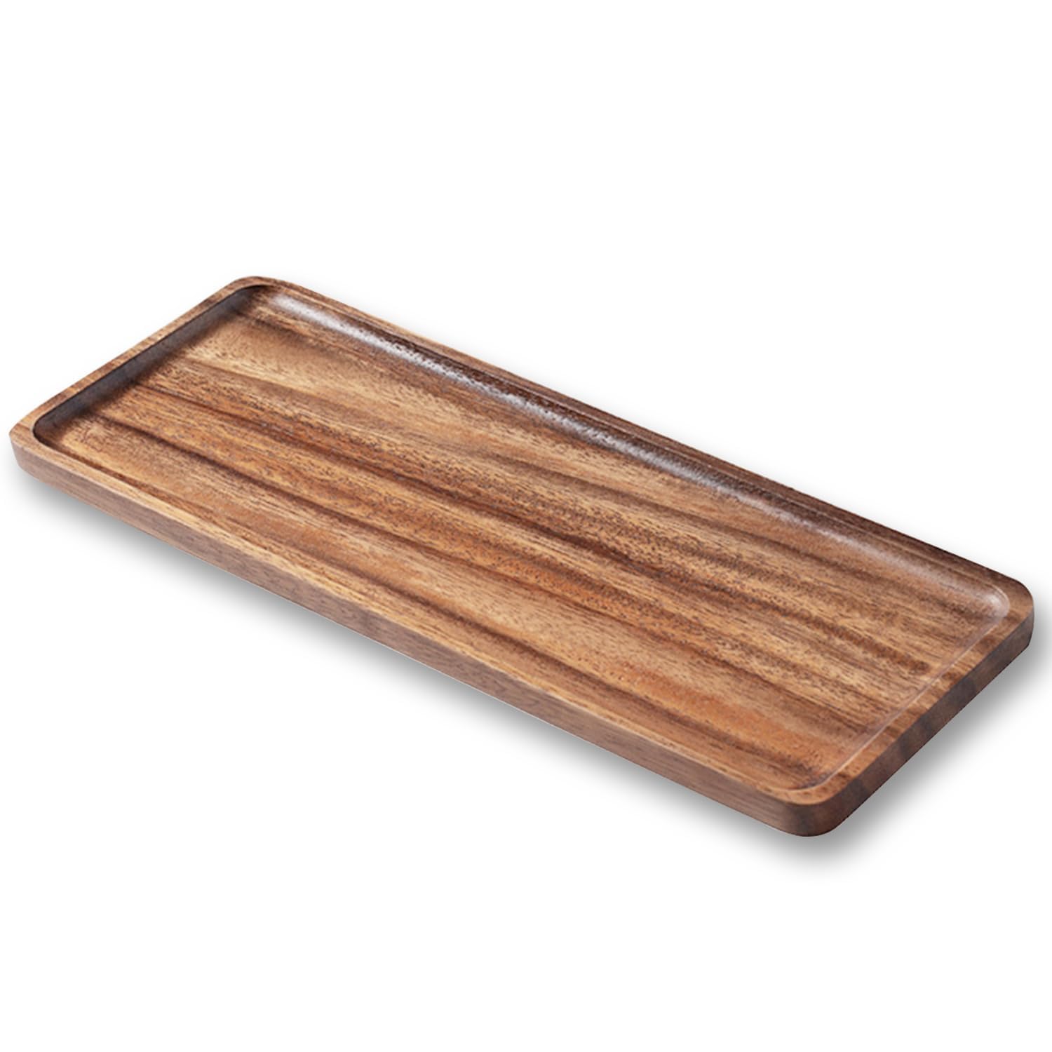 plateau de service en bois d'acacia