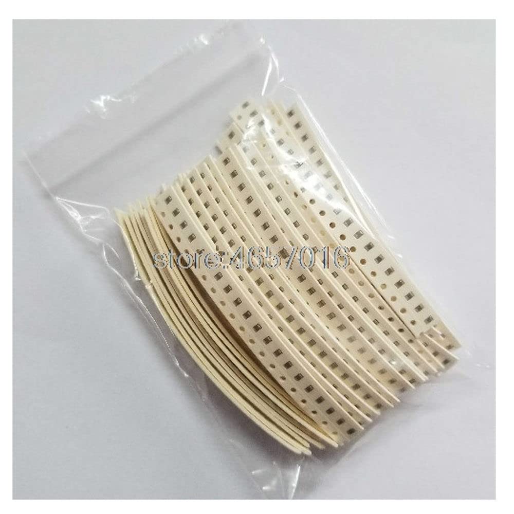 Kit de condensadores SMD 0805 de 640 piezas, kit surtido de capacitancia RQLVZHGK