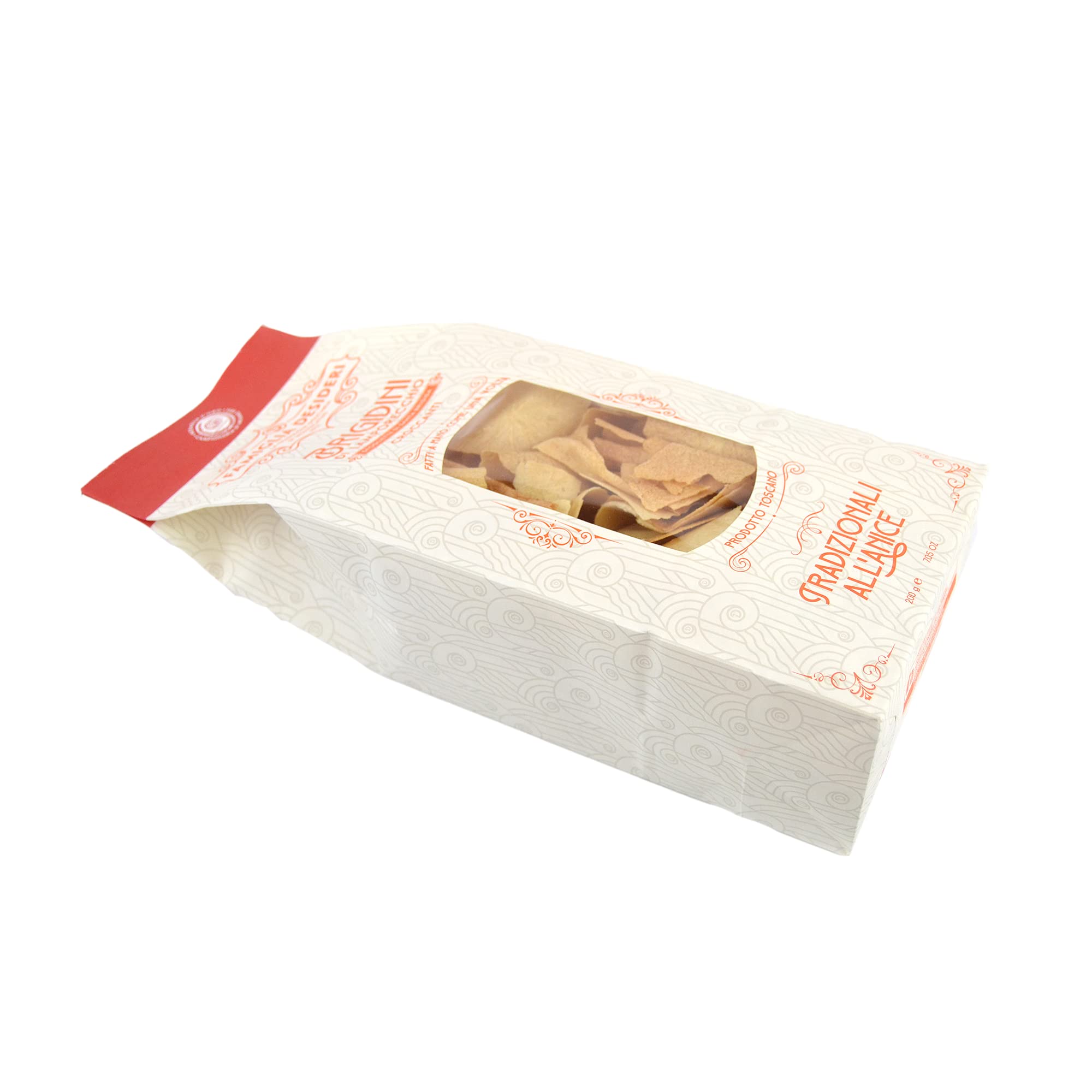 LATTA GR 450 CIALDE DI MONTECATINI + 400 GR DI BRIGIDINI DI LAMPORECCHIO TRADIZIONALI ALL'ANICE PER COLAZIONE, TE E MERENDA