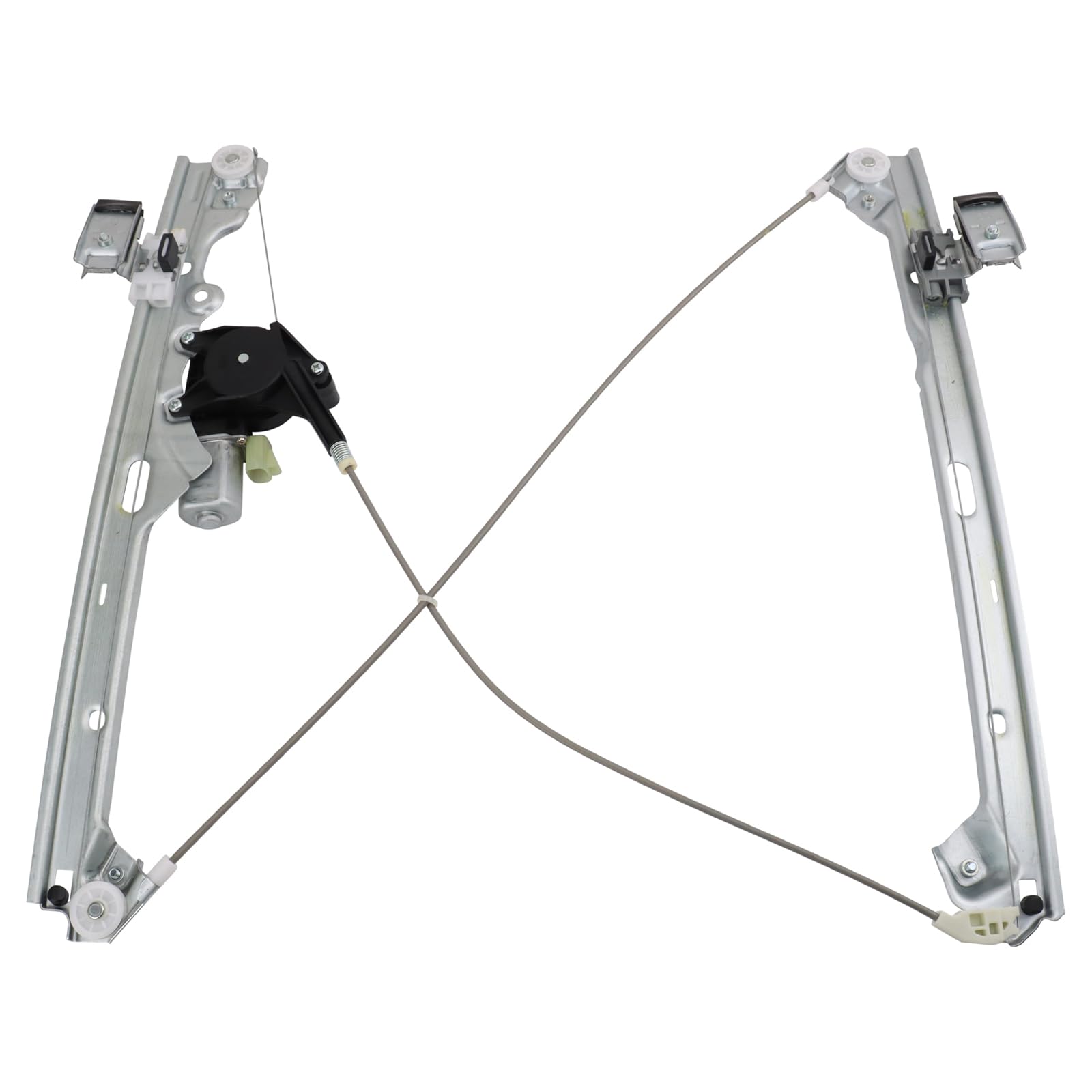TRQ Power Window Regulator w/Motor Front Driver Side Left LH