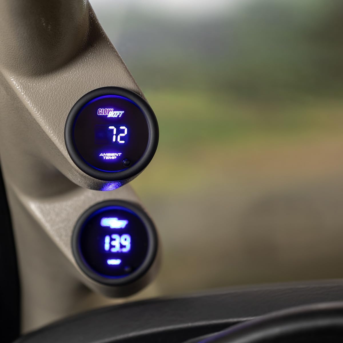 GlowShift - Medidor Digital de Temperatura del Aire (10 Colores)