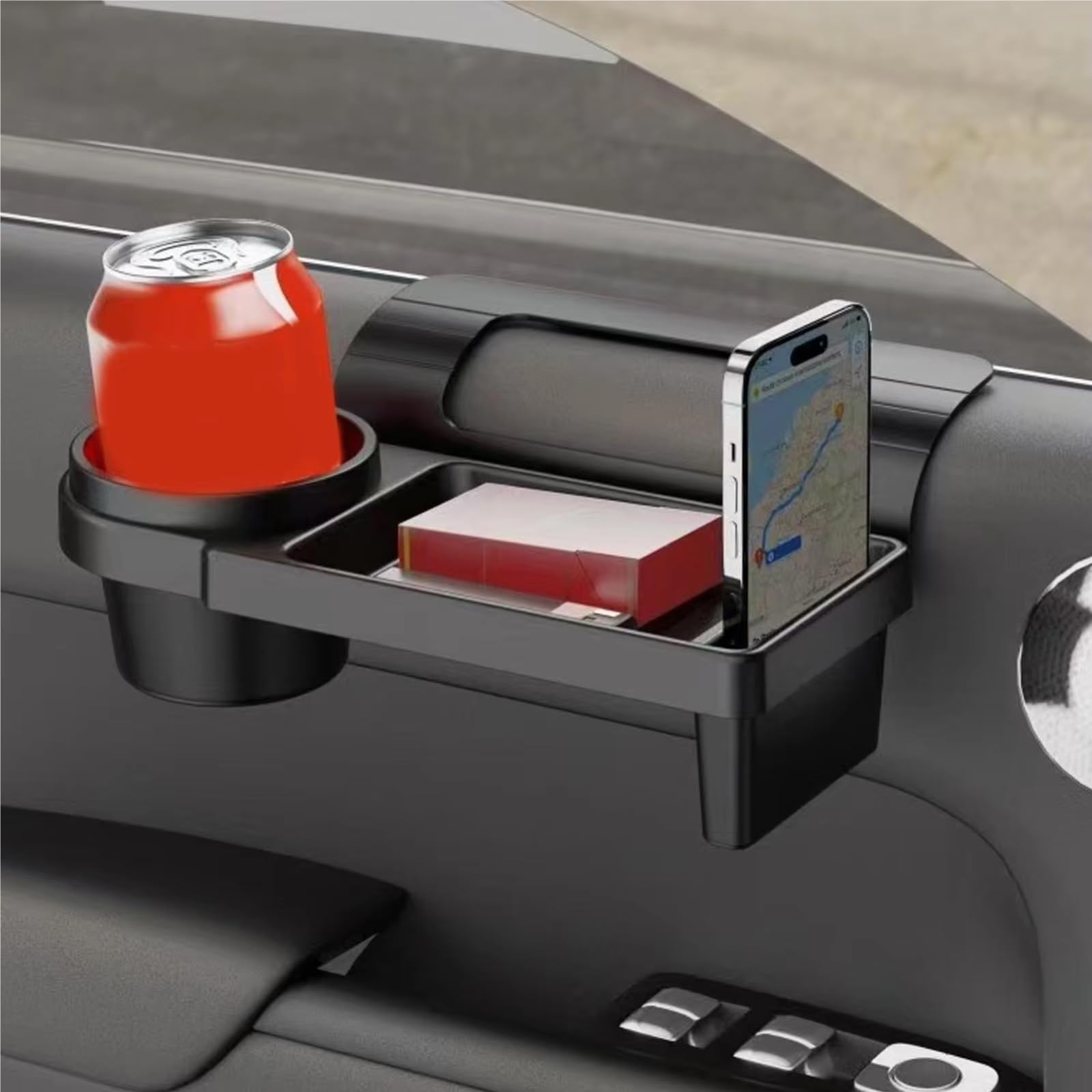 Support Gobelet Voiture Porte-gobelets Porte Voiture Avec Plateaux Porte-boissons Voiture Porte-gobelet Fenêtre Et Porte Accessoires