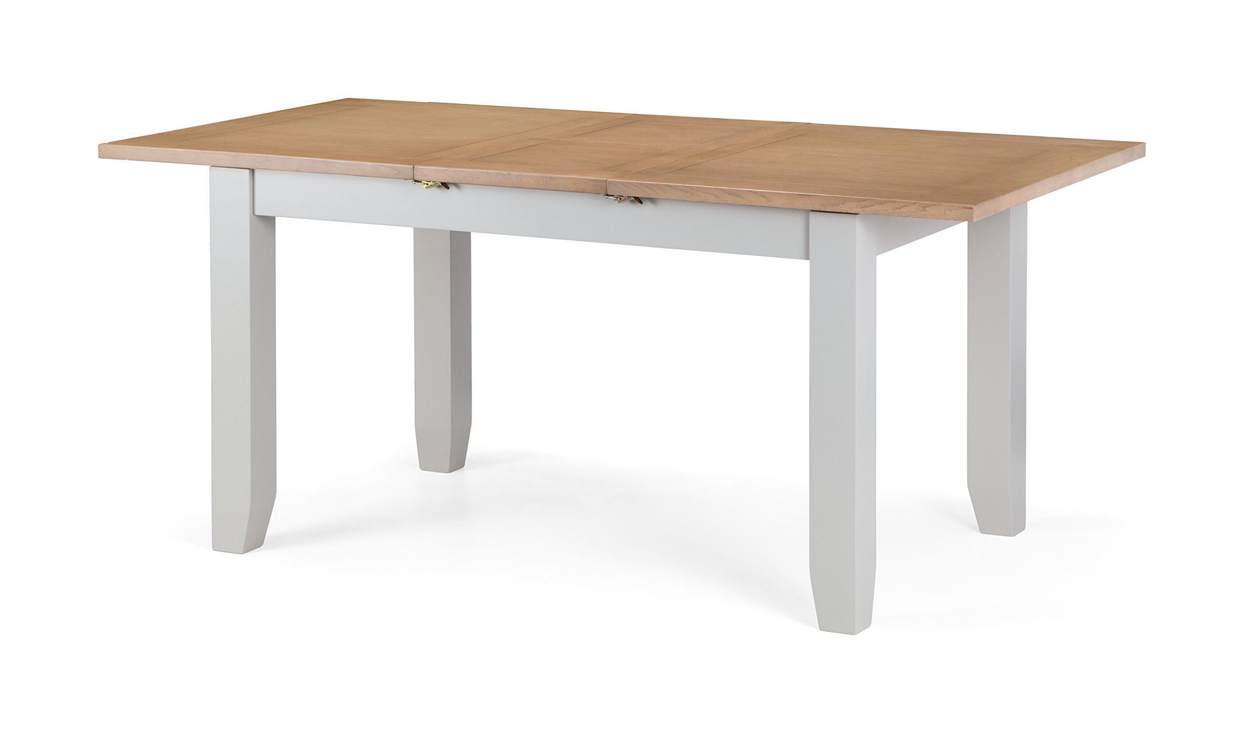 Julian Bowen Grey/Oak Richmond Extending Dinig Table, 140Cm