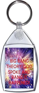 Big Bang Theory, God Spoke and Bang it Happened! - Keyring