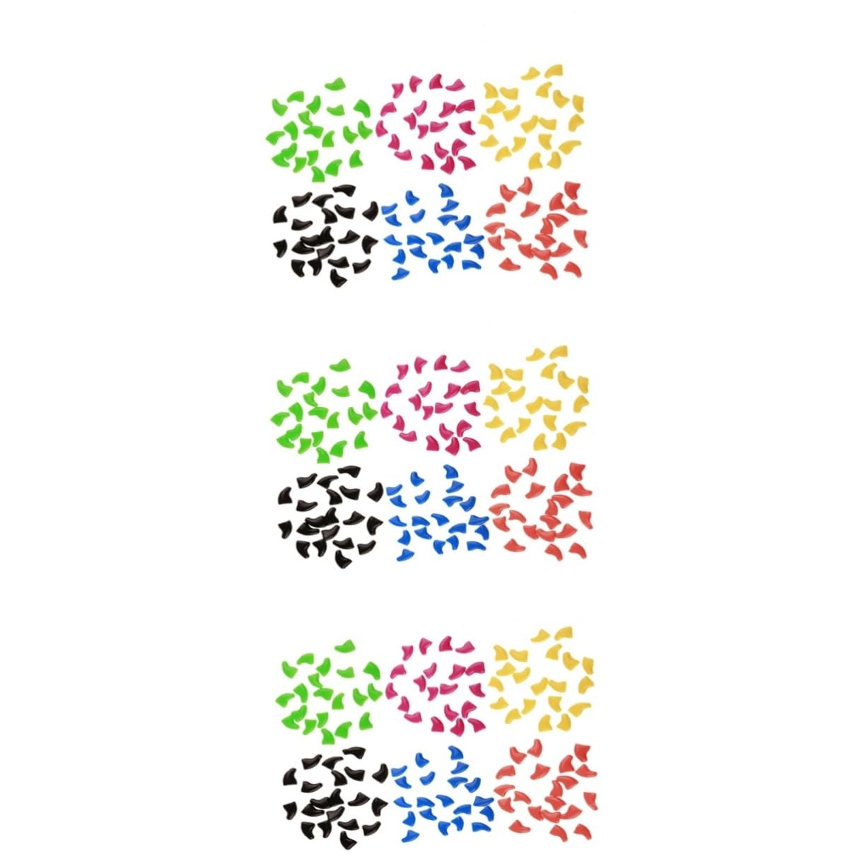 Beavorty 360 Pièces Capsules Ongles Couvre-Griffes De Chat Protège-Ongles pour Chats Casquettes Griffes De Chat Couvre-Ongles pour Chat Casquettes à Griffes Colle Animaux