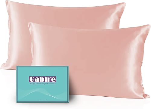 Miniatura 10 de Gabire Funda de almohada de seda de morera para cabello y piel, evita el acné, fundas de almohada de seda real de ambos lados, funda de almohada de