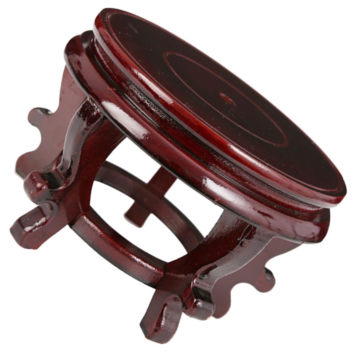 Support à plantes d'intérieur en bois avec base stable charge 35kg pour aquarium