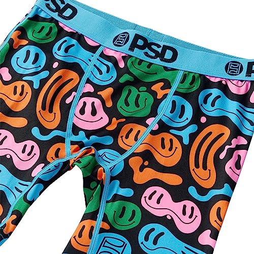 Image of PSD Underwear Youth Boys Boxer Briefs - Smiley Print, Comfortable Active Underwear for Boys, Boys Underwear Packs & Singles