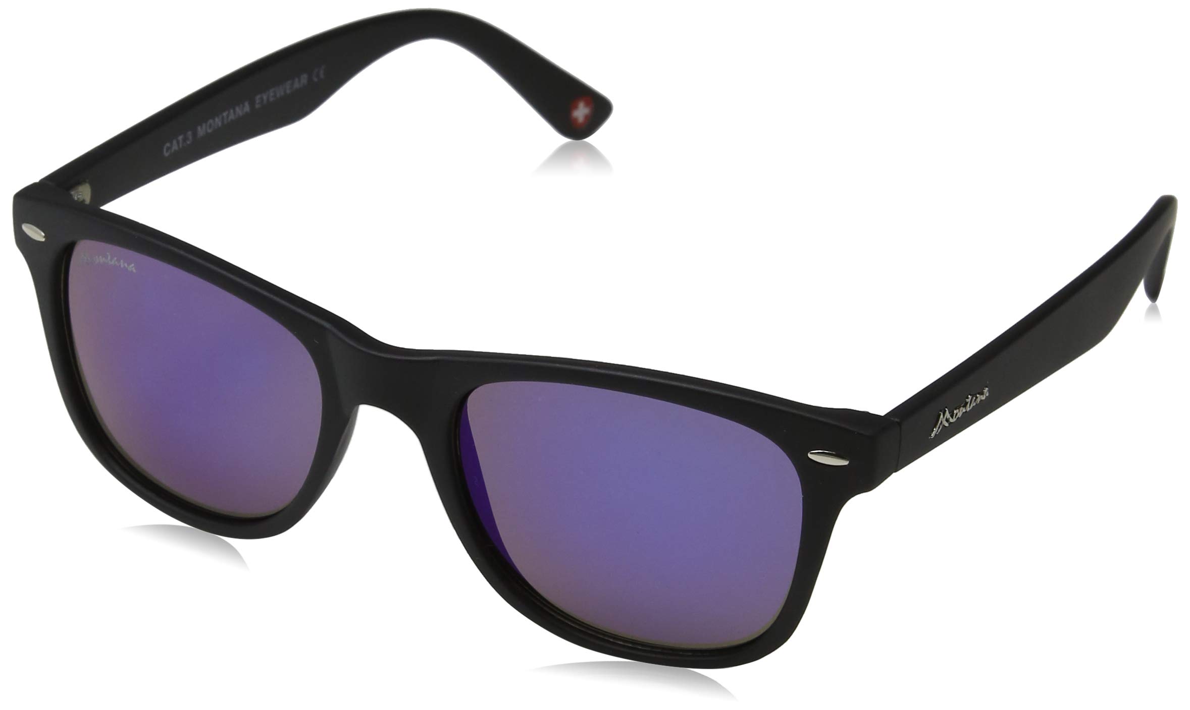 MontanaSunoptic MS10 Montana Sunglasses Black/Revo Blue