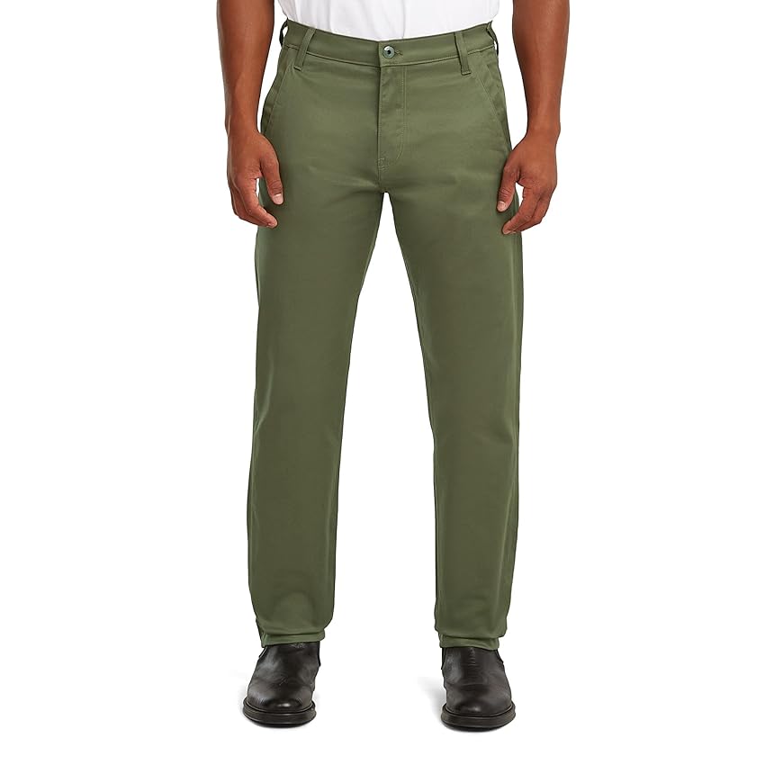 G-STAR Morry Tapered Chino Pantaloni, Verde (Combat D26400-c105-723), 35 W/38 L Uomo