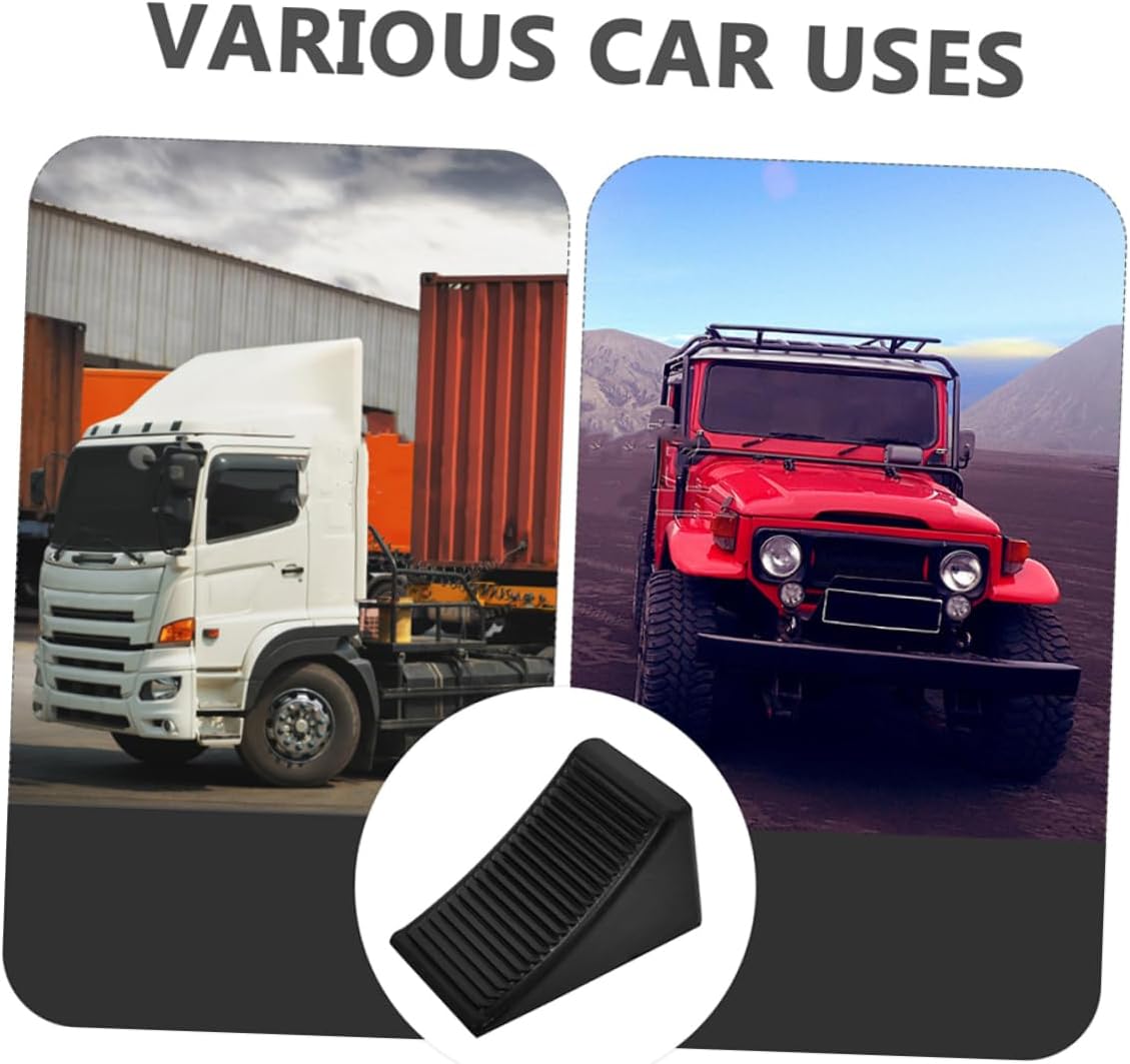 MAGICLULU 2pcs Triangular Block Design Wheel Chocks Camper Wheel Chocks Leveling Blocks for Travel Trailer