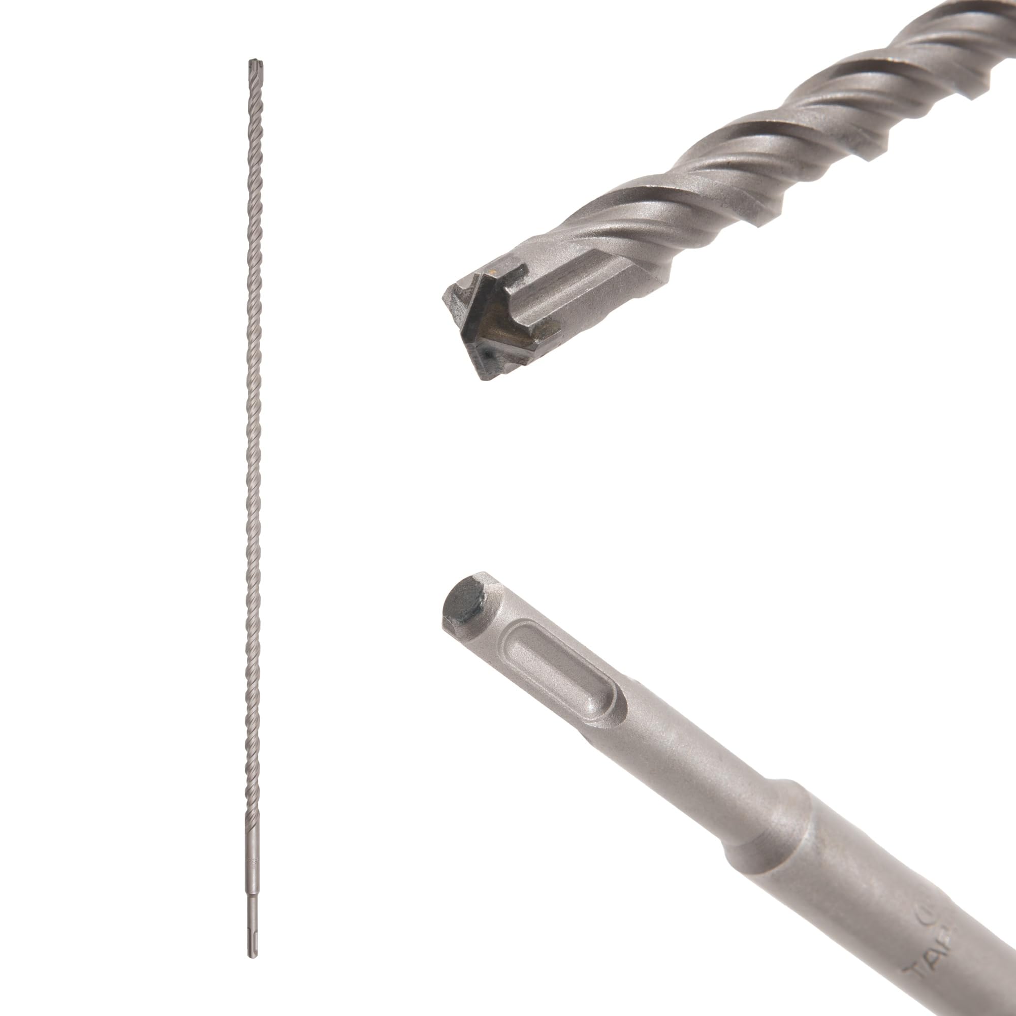 TAPARIA 16mm Cross Point Tip SDS Plus Hammer Drill Bit for Concrete/Masonry Drilling (HDC 16800, 16x740x800 mm)-Home, DIY, Professional, Construction, Brick, Wall-Drilling-image-43