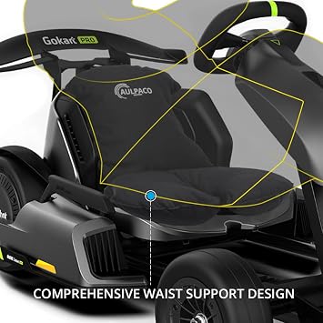 Comfortable Backrest Seat Cushion for Segway Ninebot Gokart Karting Accessories(It's just a Cushion, not a go Kart)