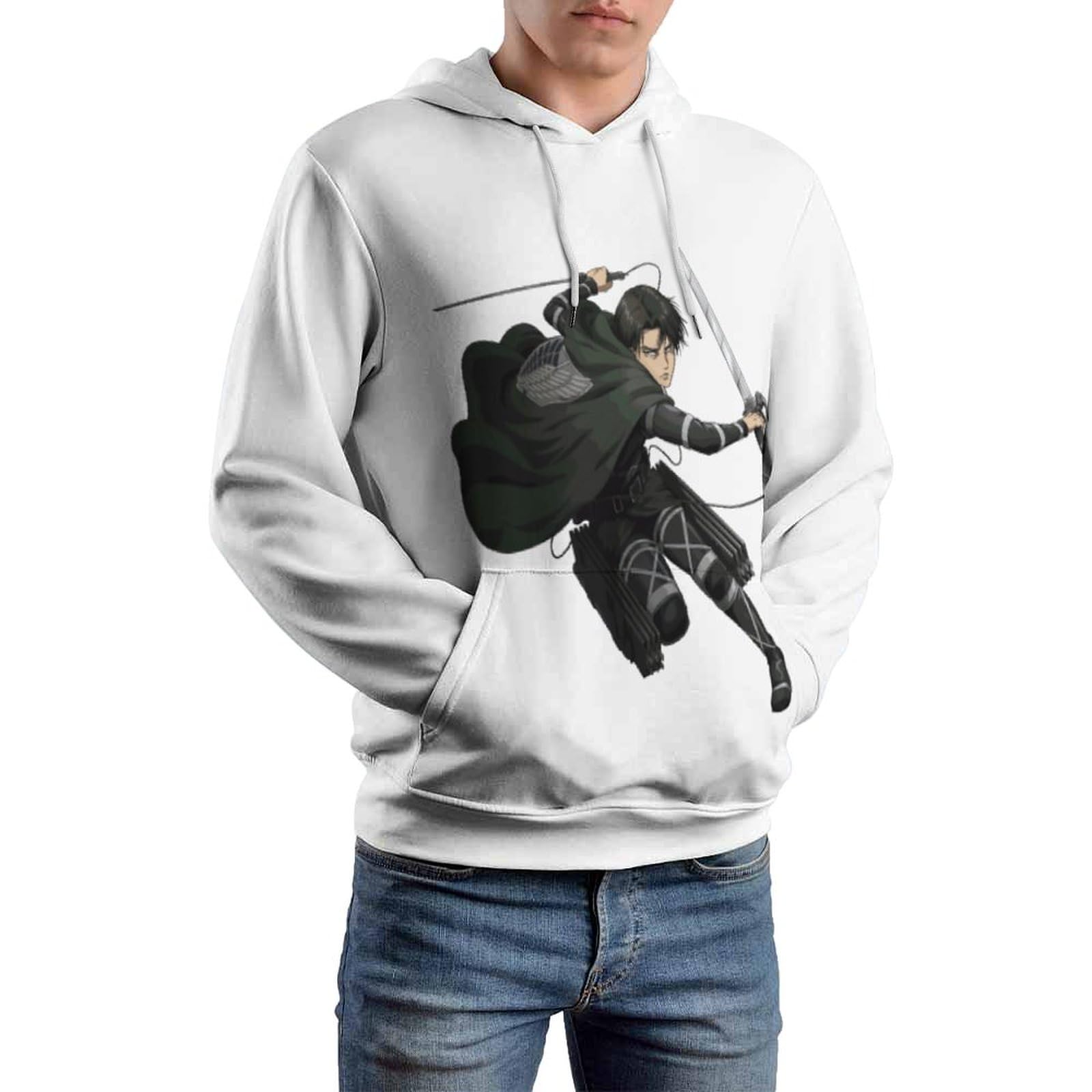 激レア　進撃の巨人展 FINAL パーカー　リヴァイ　メンズＬサイズ 進撃の巨人 - リヴァイ シーンパーカー/メンズ | AMNIBUS