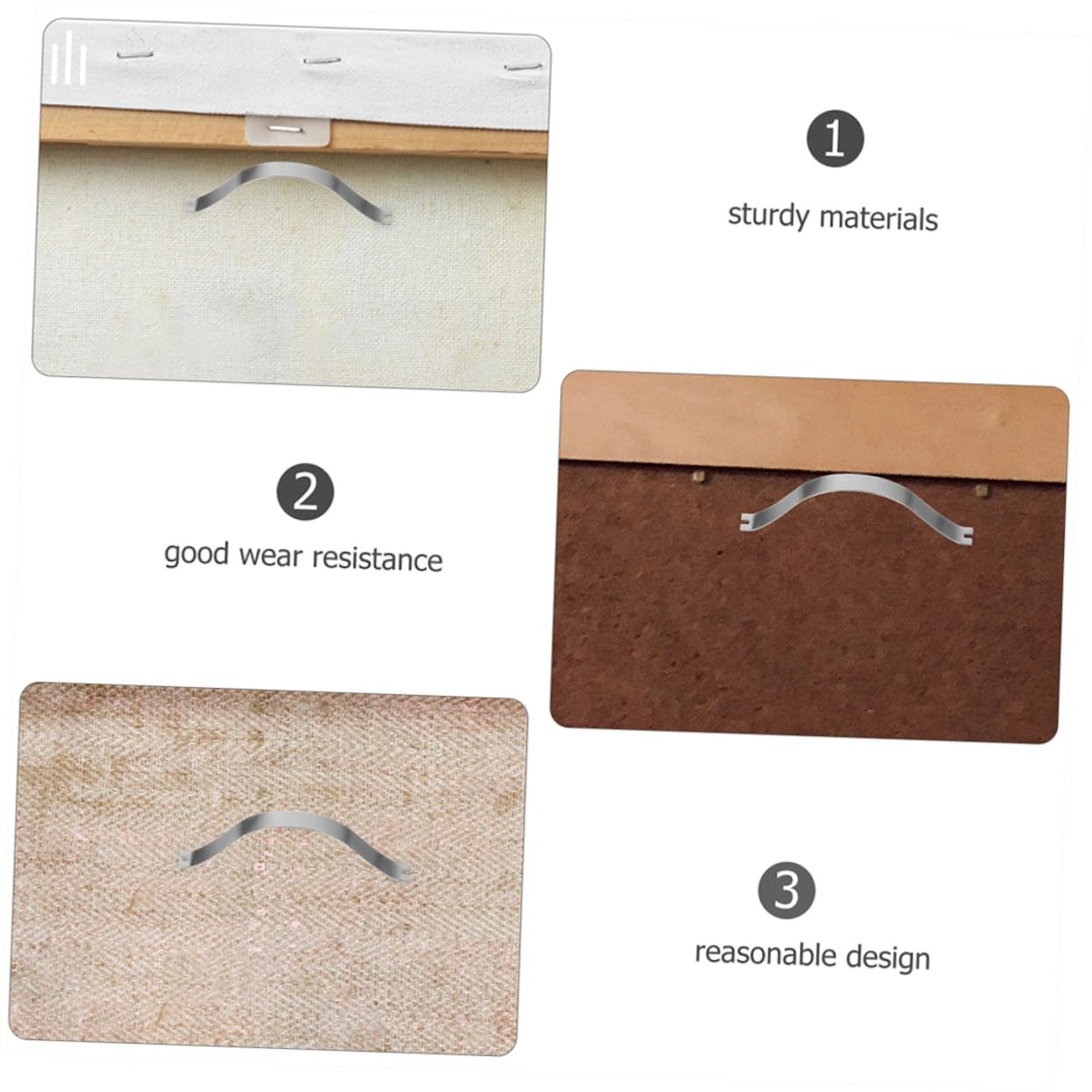 PRETYZOOM 400 Pièces crochet de cadre photo clips de fixation clip de fixation support cadre crochet pour cadre photo pinces à ressort en métal outil de cadrage alliage d'aluminium Silver