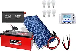 Kit Gerador de Energia Solar Off Grid 150Wp