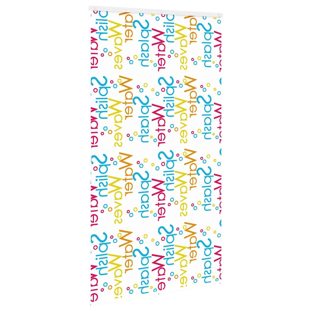 Cortina de ducha enrollable con casete, 140 x 240 cm, ancho de tela 136 cm, de PEVA impermeable, ahorra espacio con riel de aluminio, conector de cadena, seguro para niños