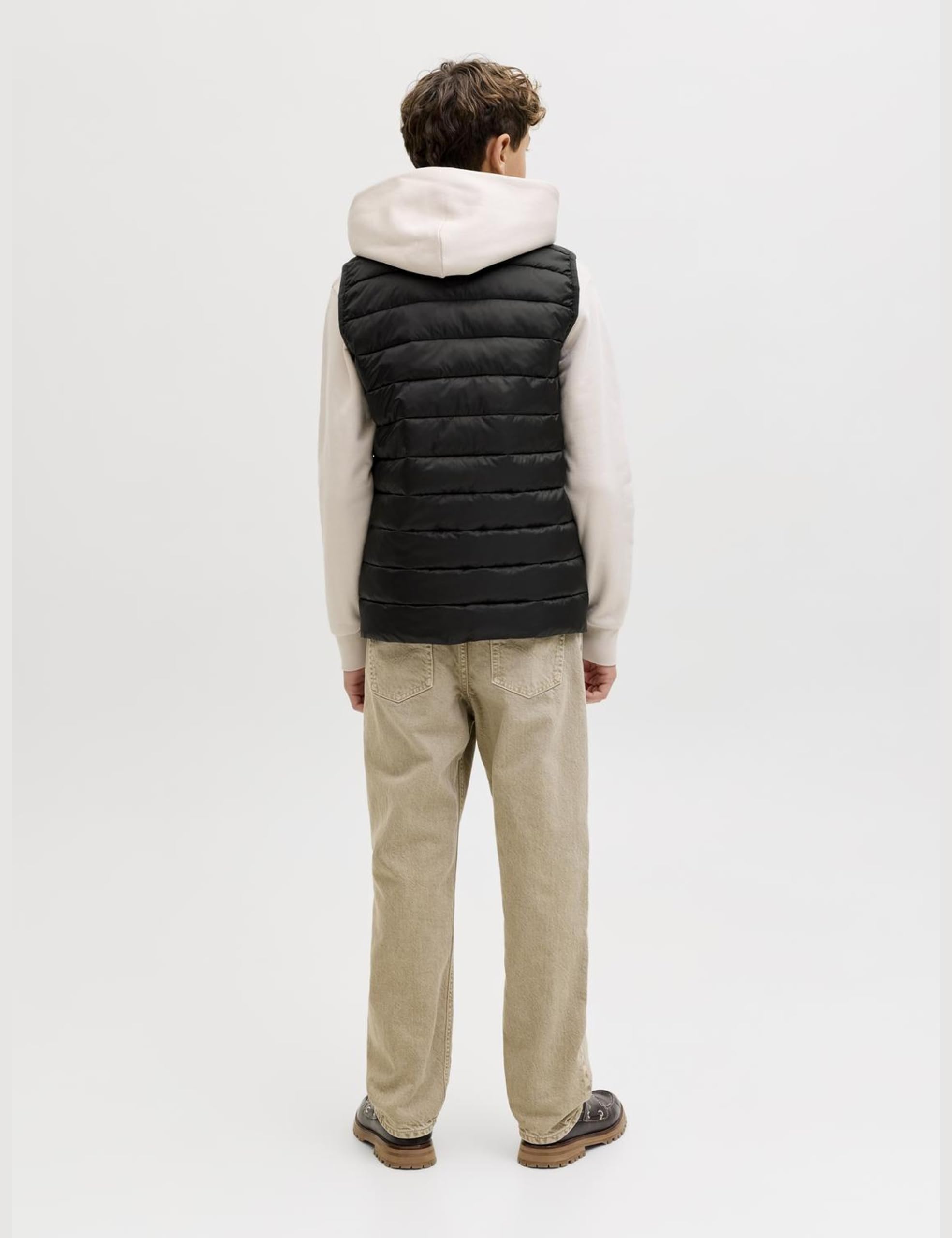 JACK & JONES Jjlouis Light Bodywarmer Collar Jnr, czarny, 164