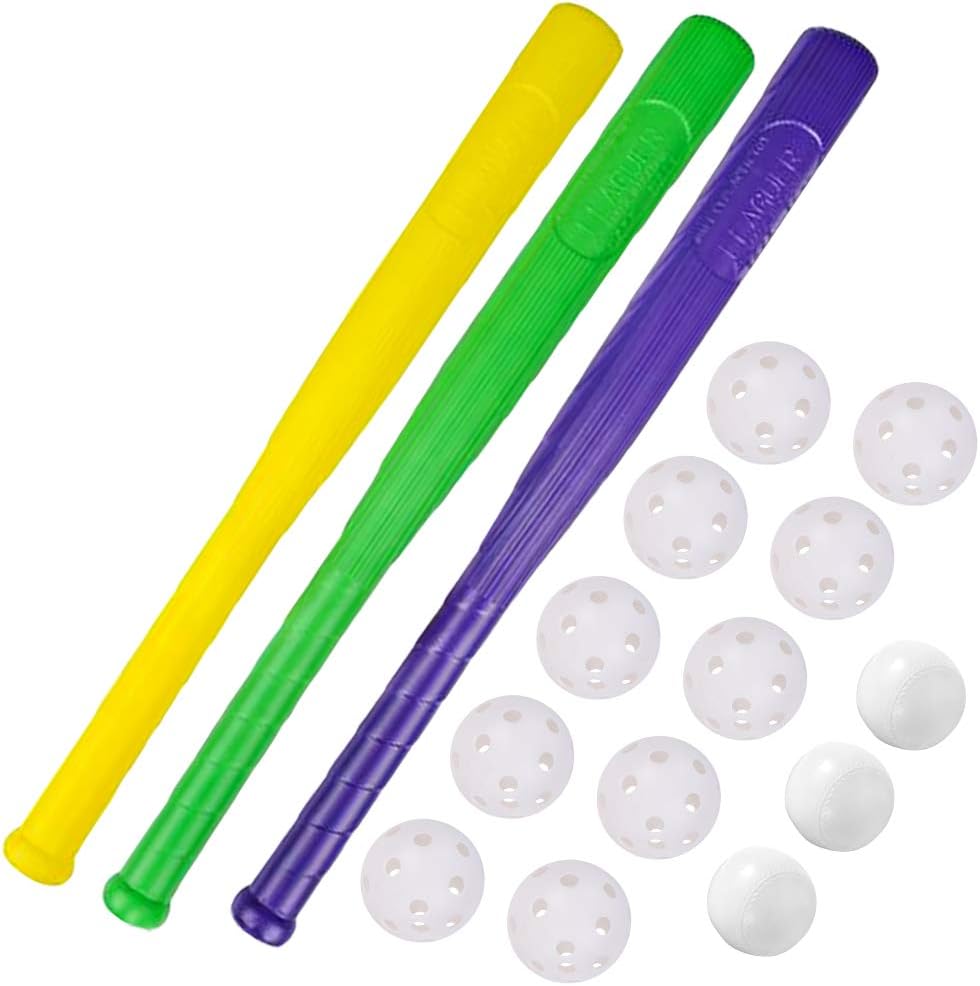 ArtCreativity Plastic Baseball Bat and Ball Set, 16 Piece