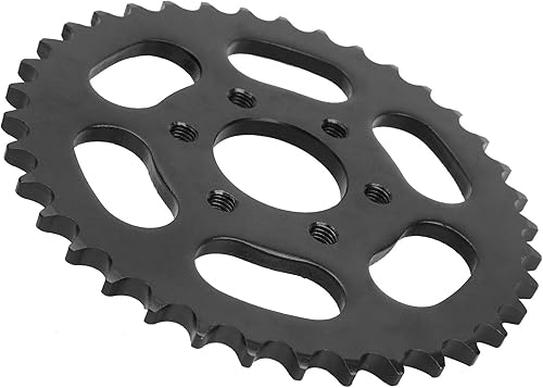 Miniatura 6 de Keenso Piñón trasero 37T, 428 37 diente piñón trasero de acero de alta resistencia de la rueda dentada trasera para la vespa eléctrica