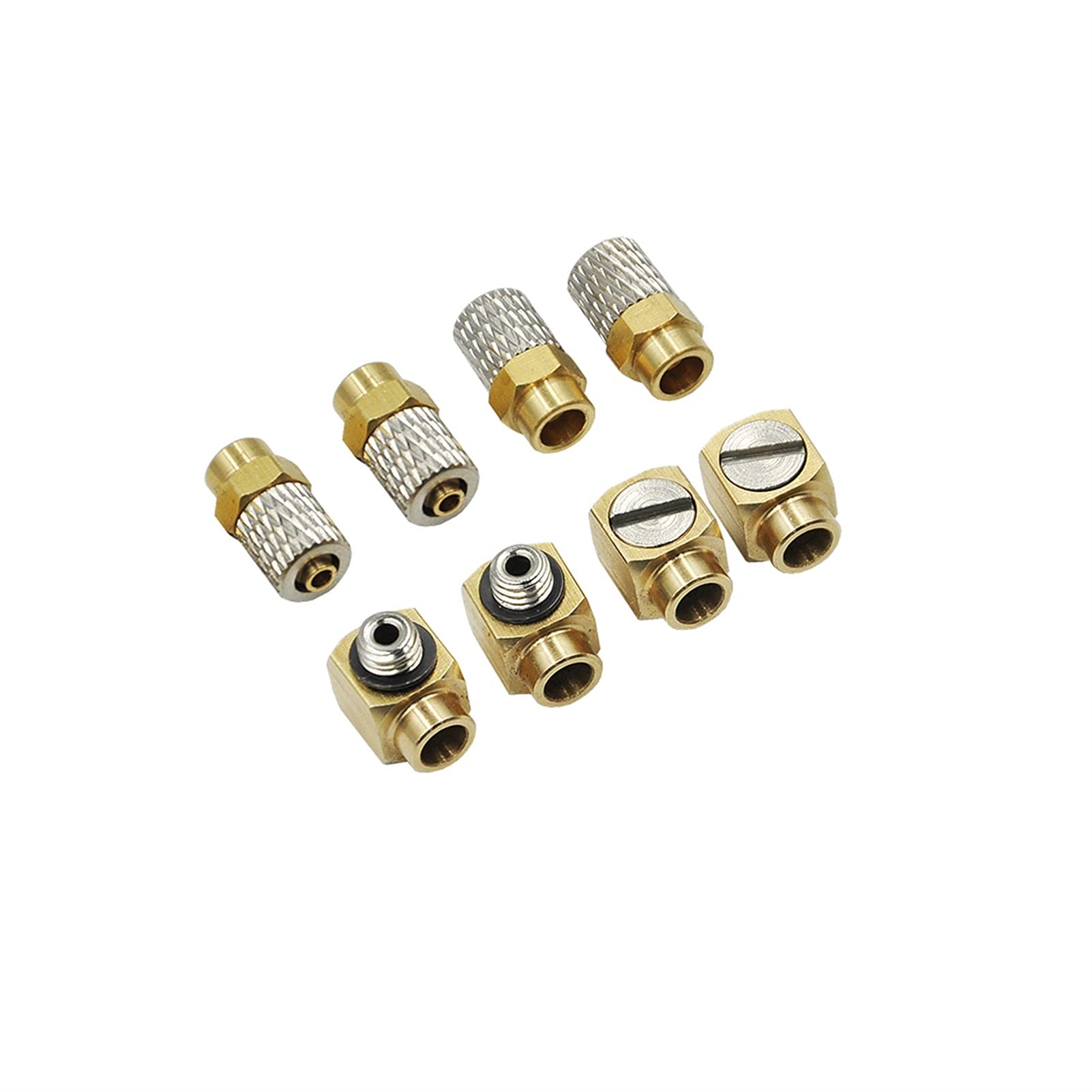 Uaktualnij pełne złącza rur hydraulicznych hydraulicznych miedzi przez 1:14 RC. Metalowa metalowa rama metalowa(Pipes And Connectors)