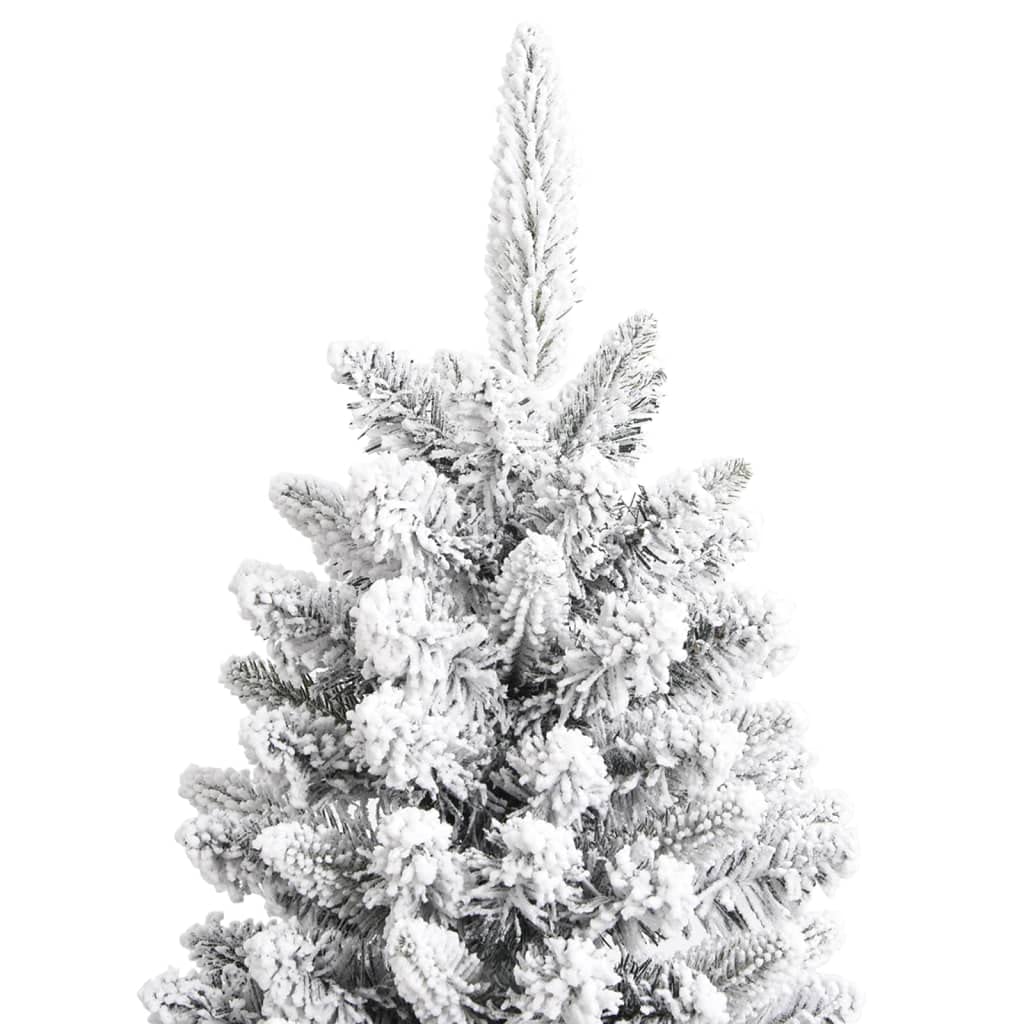 vidaXL Künstlicher Weihnachtsbaum Beschneit 120 cm PVC&PE