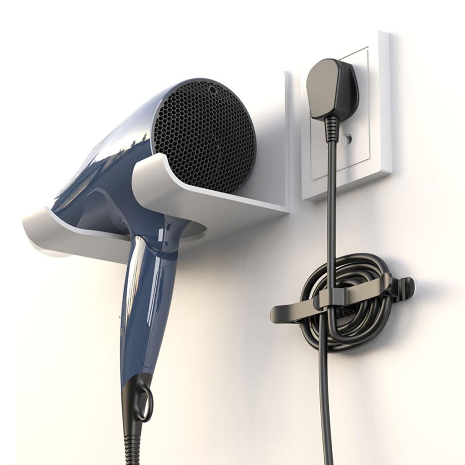 Kabel Organiser voor 3 Kabels - Kabelhouder met Plakstrip