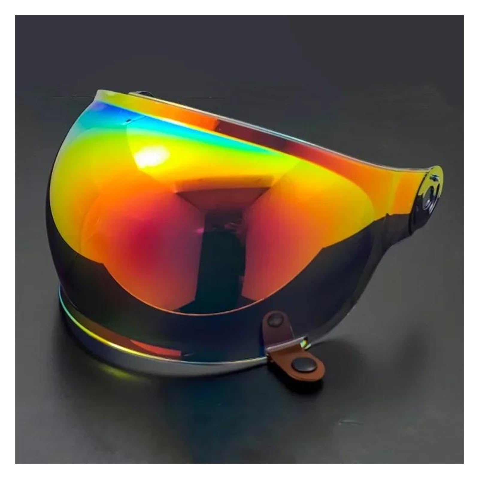CYLCLNB Bell Bullitt Bubble Tab Helmet Visor(Gold)(Red Gold)