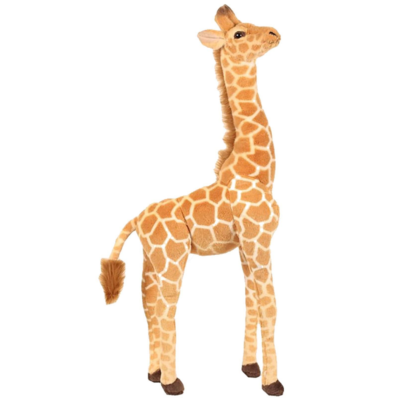 HOMEXYLYL Giant Giraffe Plush, Lifelike Large Standing Stuffed Animal for Kids Soft Decor Birthday Gift Home Decoration(96cm/37.7in)